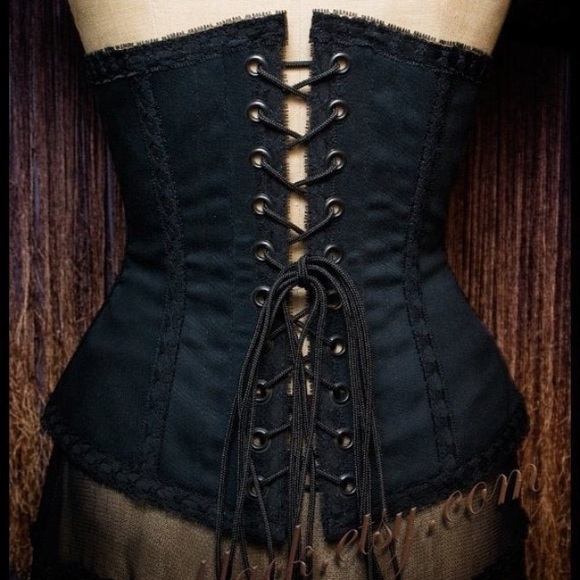 Ultra rare Louise Black Klaus Nomi cameo corset - Picture 2 of 7